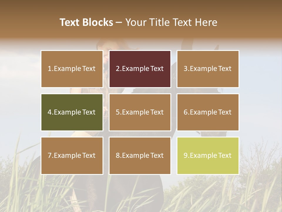 Stallion Rural Beauty PowerPoint Template