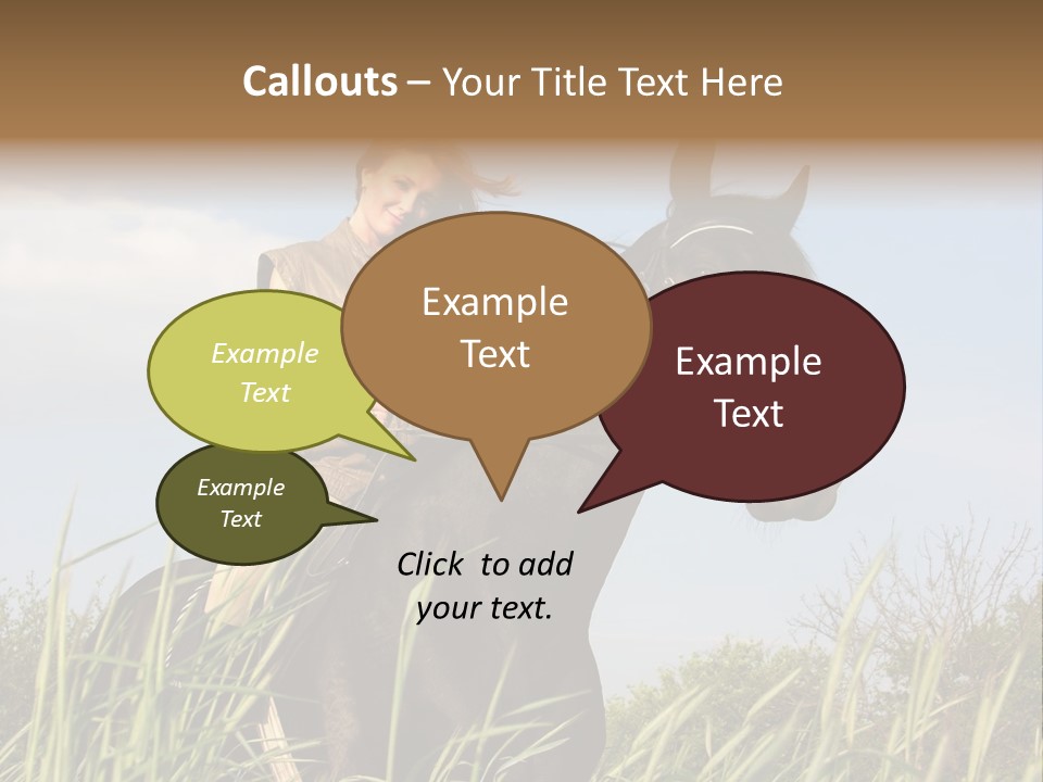 Stallion Rural Beauty PowerPoint Template