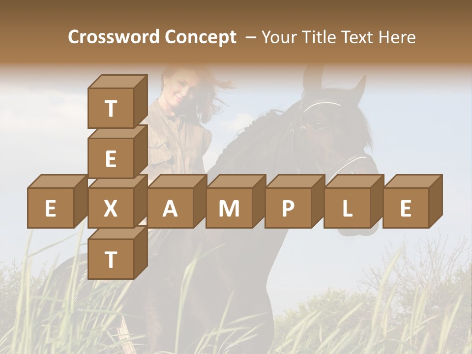 Stallion Rural Beauty PowerPoint Template