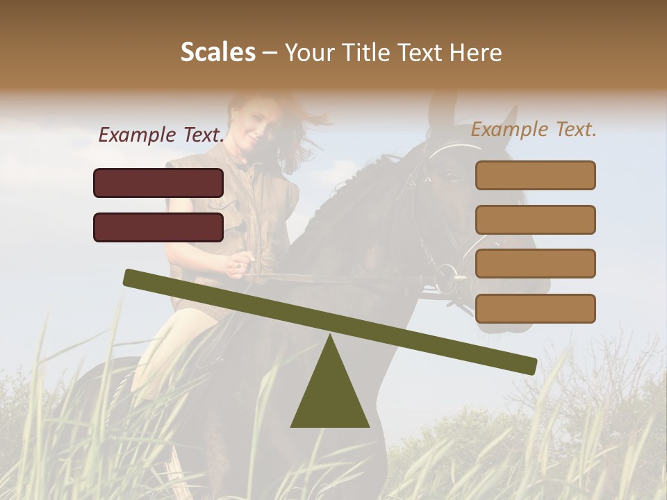 Stallion Rural Beauty PowerPoint Template