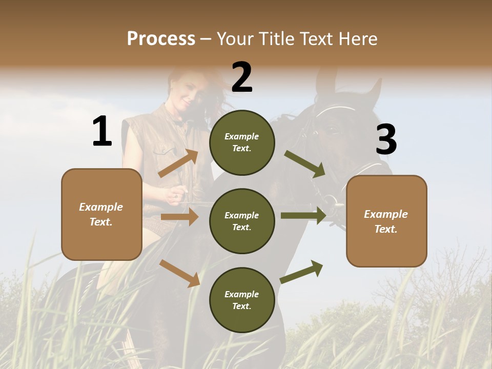 Stallion Rural Beauty PowerPoint Template