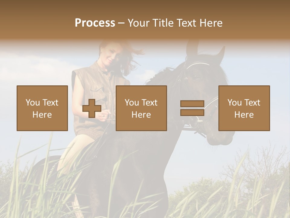 Stallion Rural Beauty PowerPoint Template
