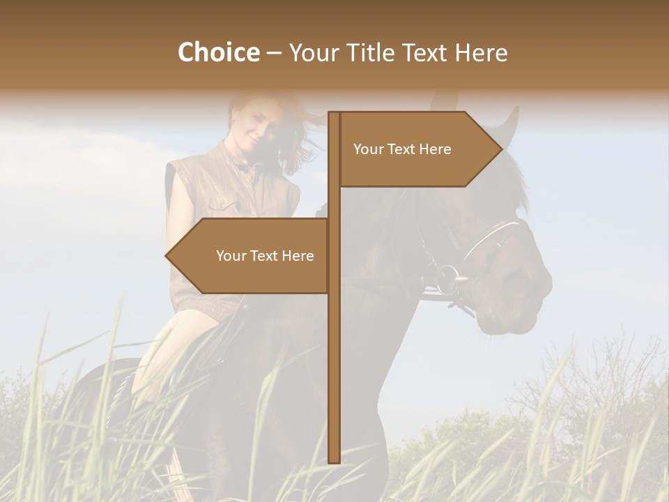 Stallion Rural Beauty PowerPoint Template