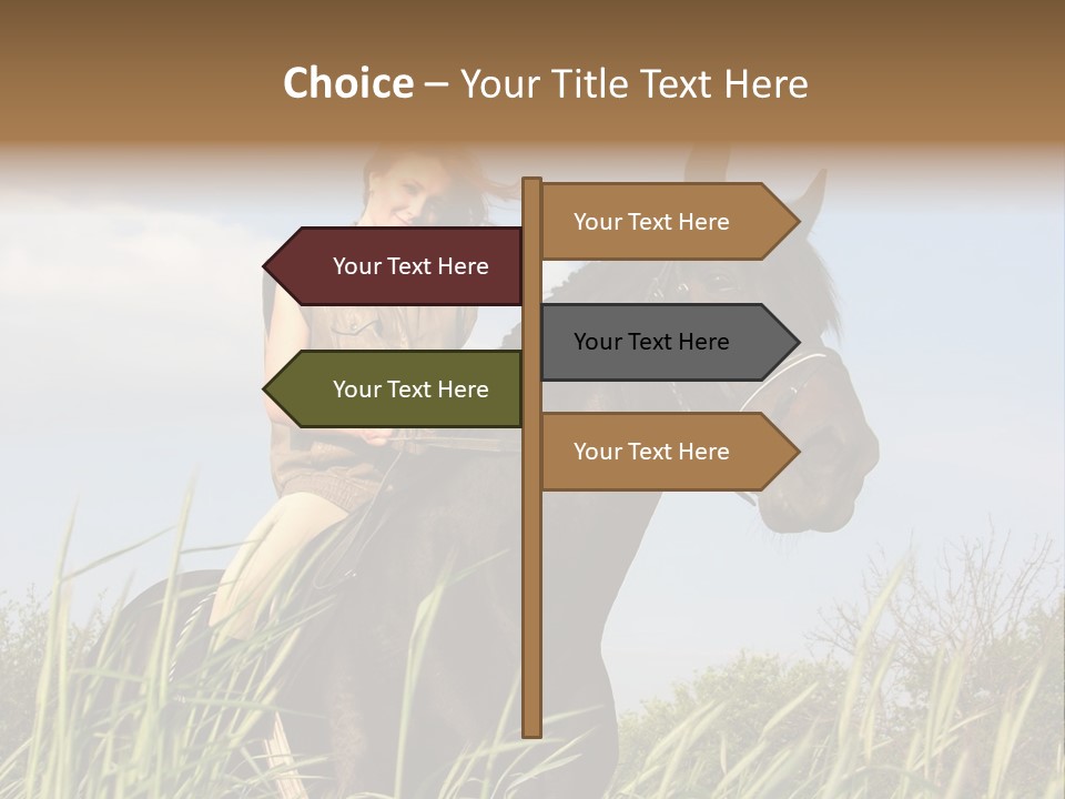 Stallion Rural Beauty PowerPoint Template