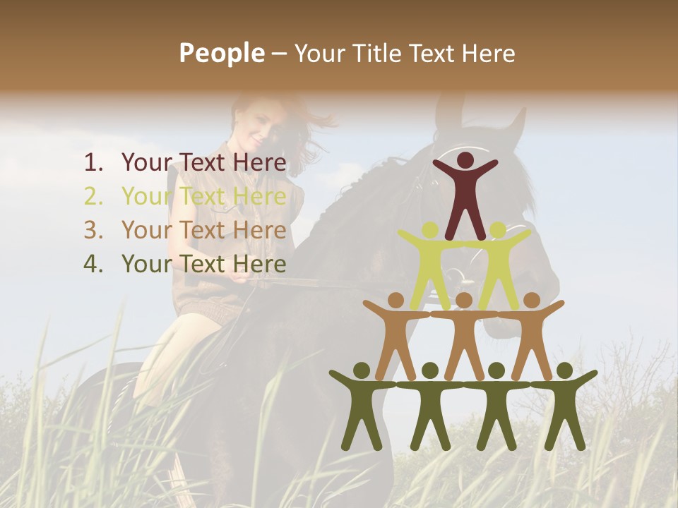 Stallion Rural Beauty PowerPoint Template