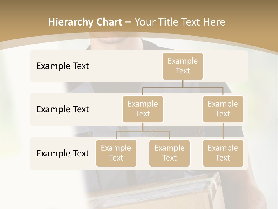 Cargo Blue Walking PowerPoint Template