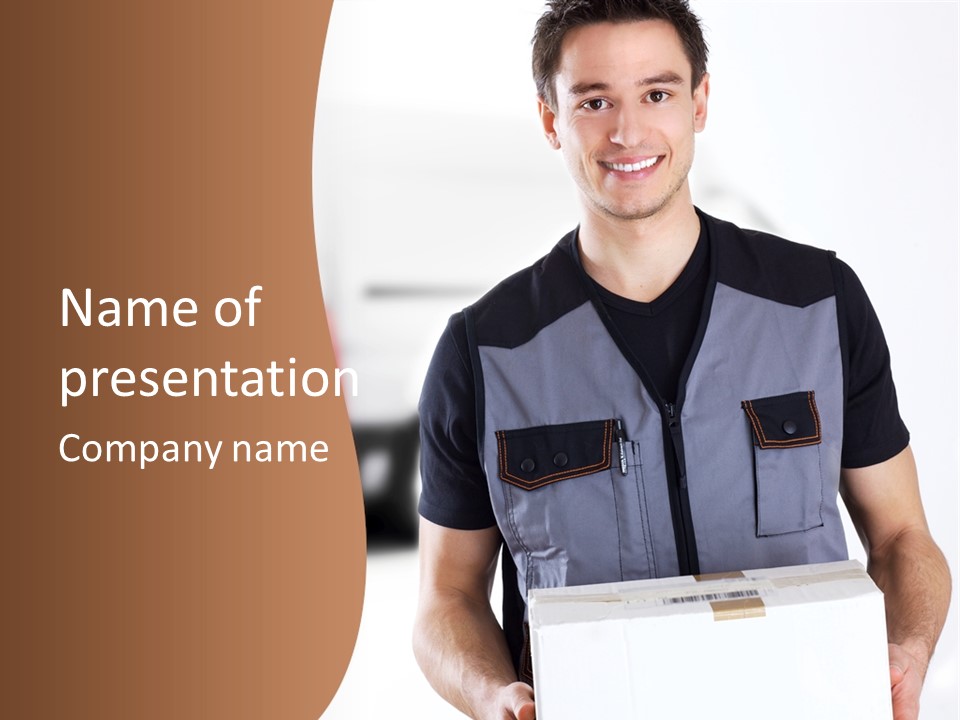 Package Deliver Delivery PowerPoint Template