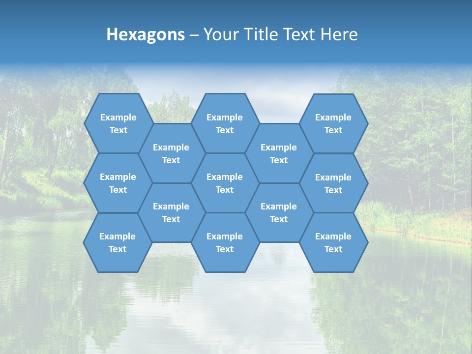 River Leaf Color PowerPoint Template