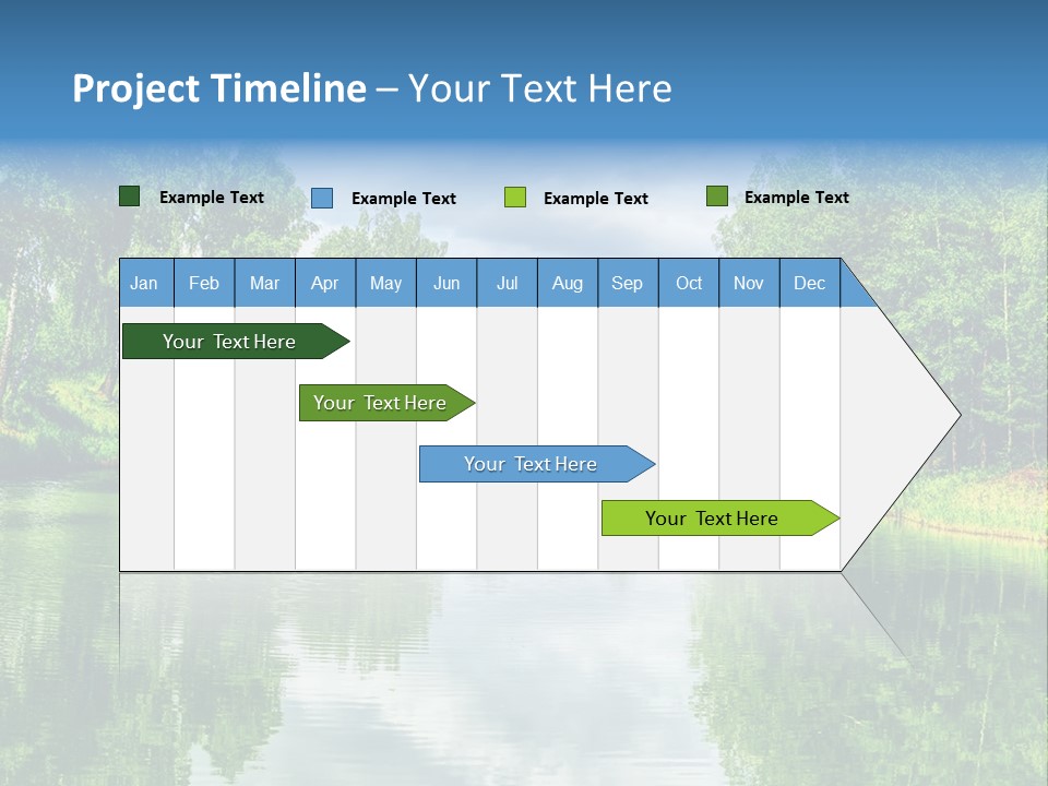 River Leaf Color PowerPoint Template
