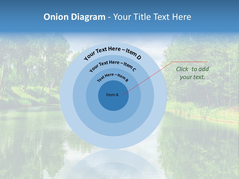 River Leaf Color PowerPoint Template