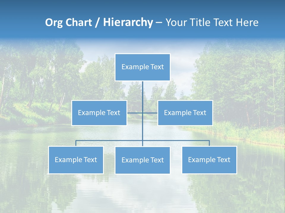 River Leaf Color PowerPoint Template