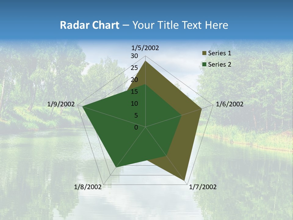 River Leaf Color PowerPoint Template