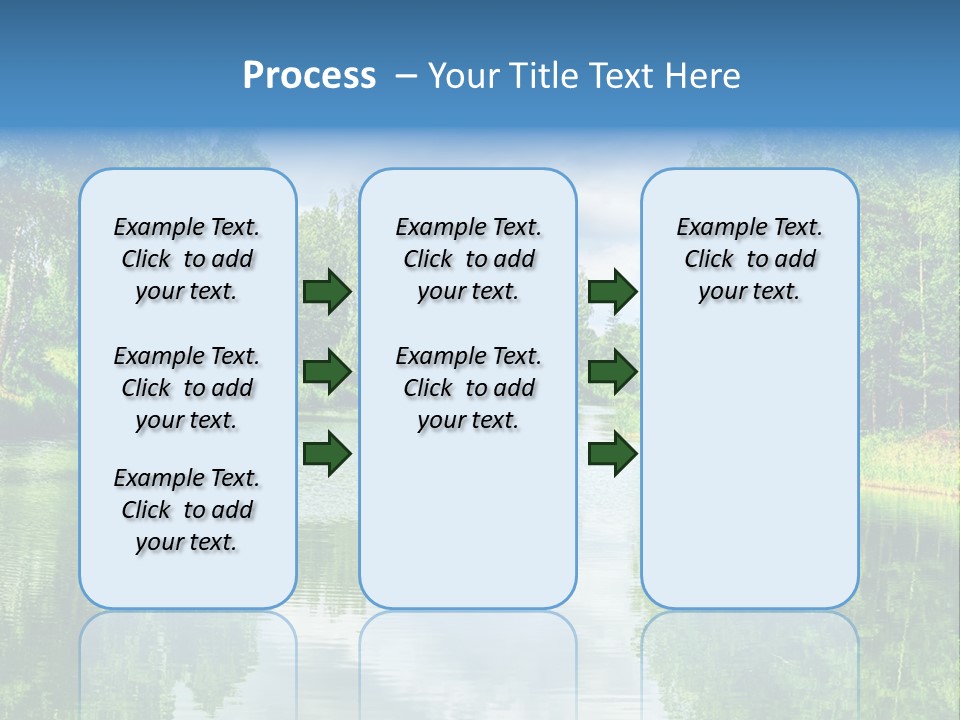 River Leaf Color PowerPoint Template