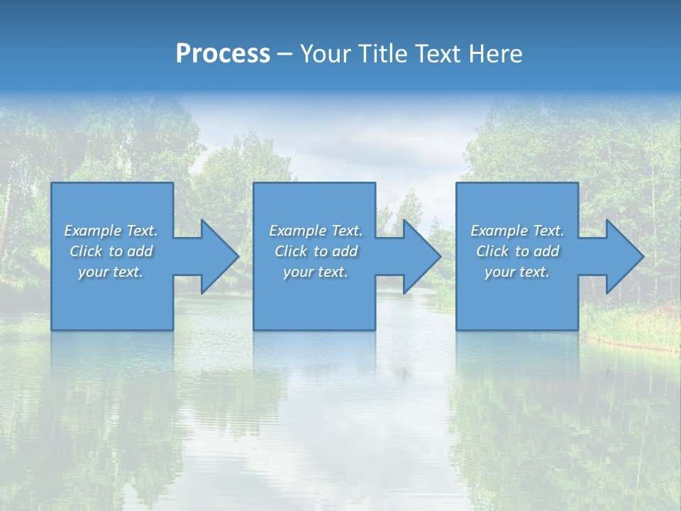 River Leaf Color PowerPoint Template