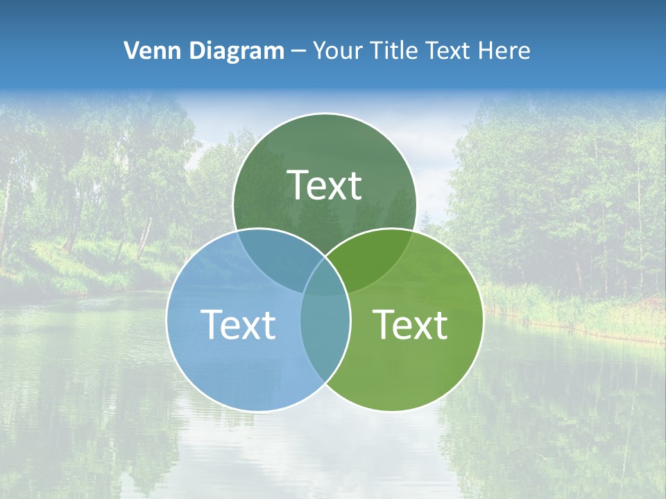 River Leaf Color PowerPoint Template