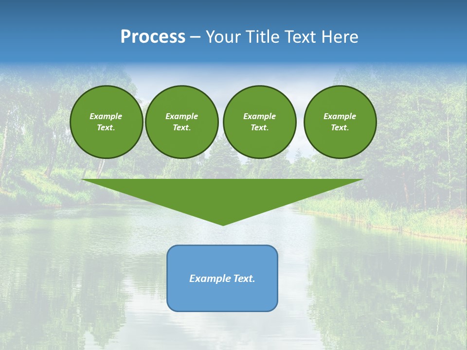 River Leaf Color PowerPoint Template