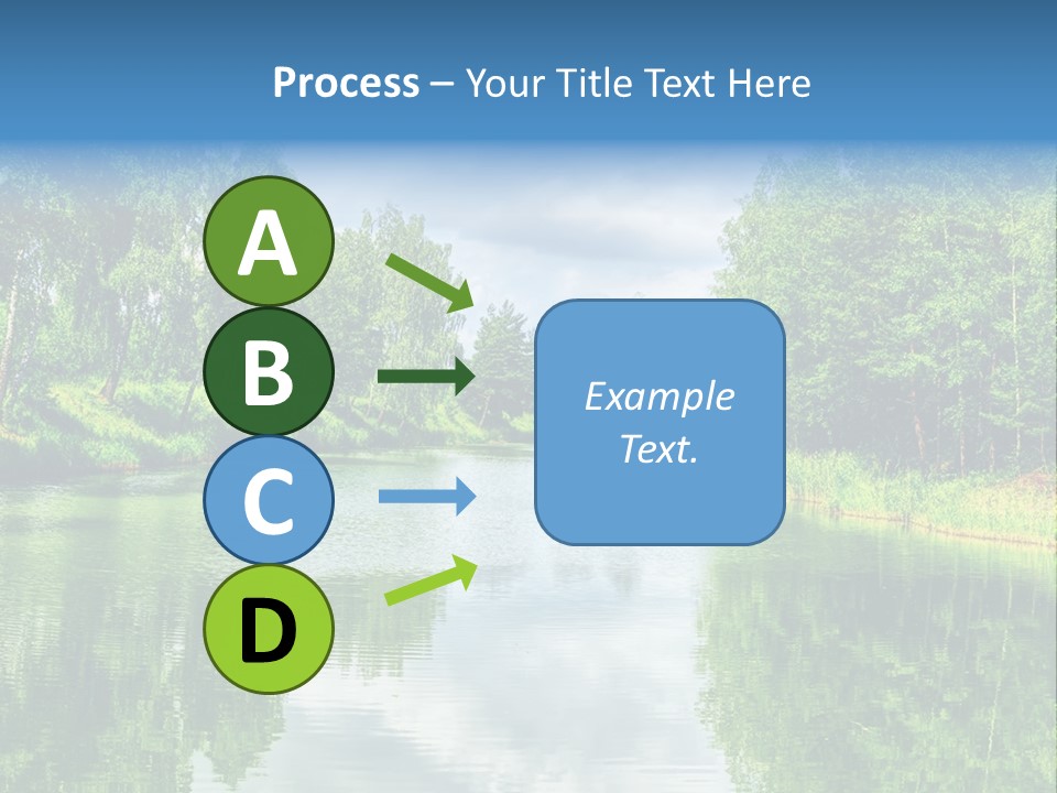 River Leaf Color PowerPoint Template