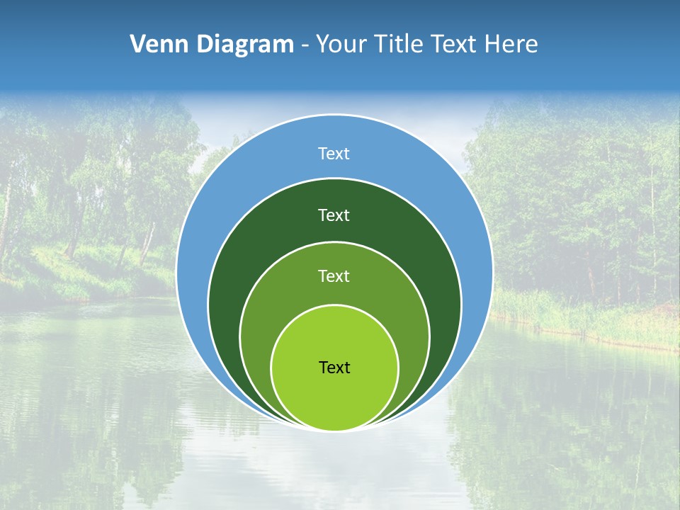 River Leaf Color PowerPoint Template