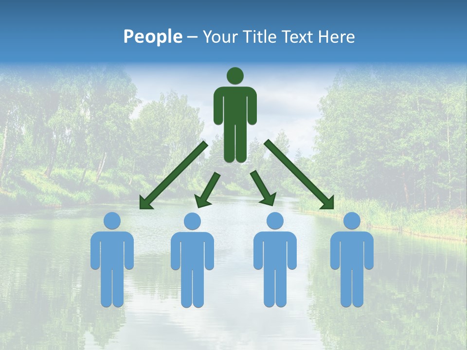 River Leaf Color PowerPoint Template