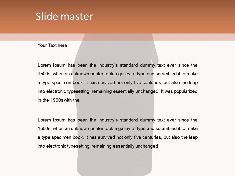 Beauty Clothing Broker PowerPoint Template