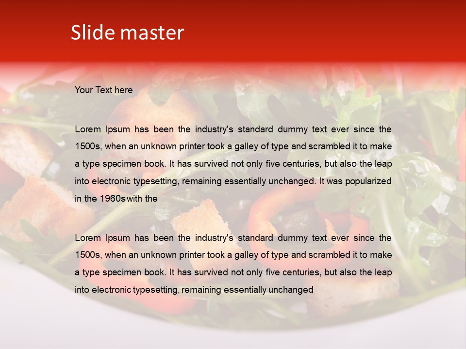 Immune Roasted Leaves PowerPoint Template