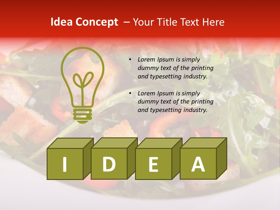 Immune Roasted Leaves PowerPoint Template