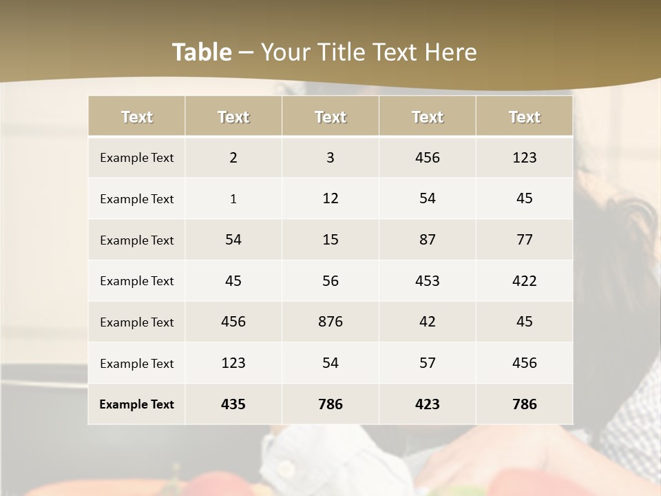 Family Preschool Parent PowerPoint Template