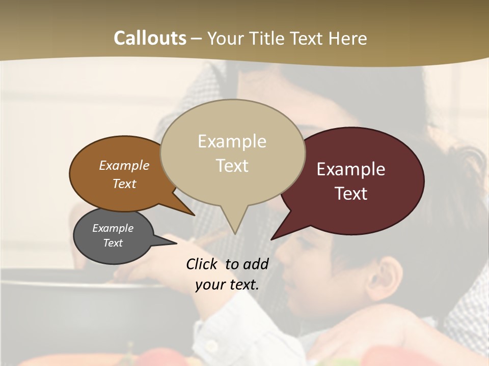 Family Preschool Parent PowerPoint Template