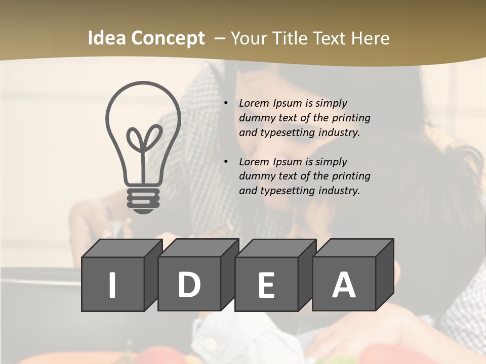 Family Preschool Parent PowerPoint Template