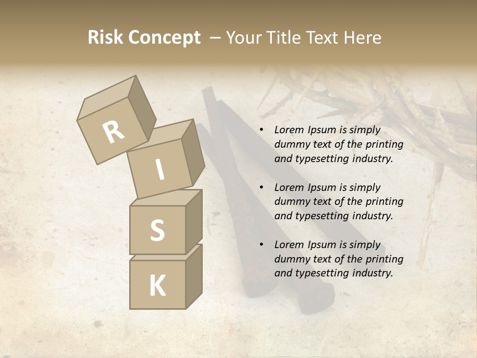 Friday Savior Nails PowerPoint Template