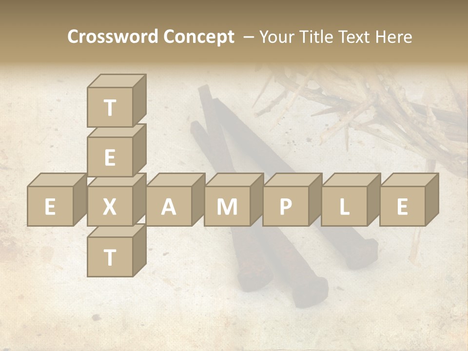 Friday Savior Nails PowerPoint Template
