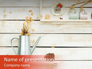 Bright Color Vase PowerPoint Template