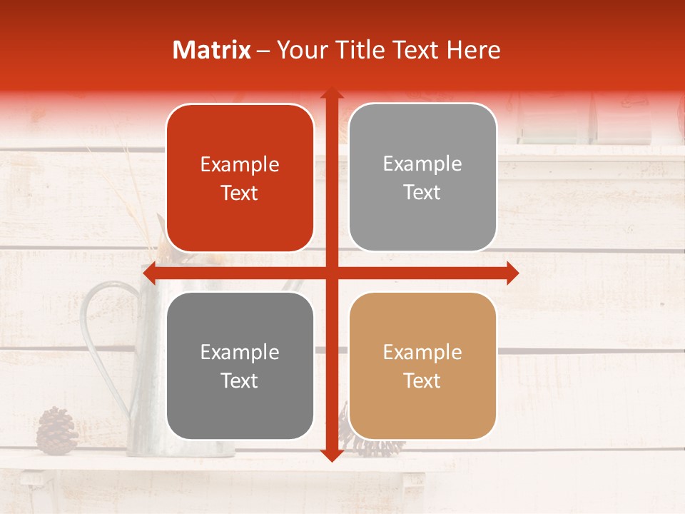 Bright Color Vase PowerPoint Template