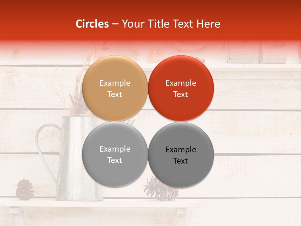 Bright Color Vase PowerPoint Template