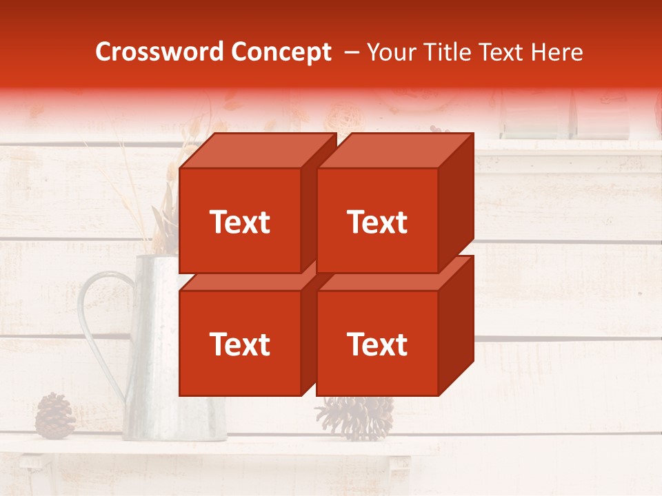 Bright Color Vase PowerPoint Template