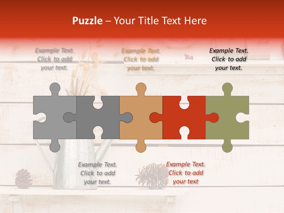 Bright Color Vase PowerPoint Template