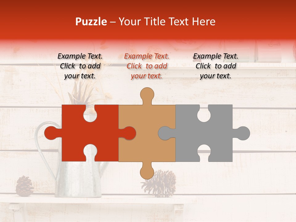 Bright Color Vase PowerPoint Template