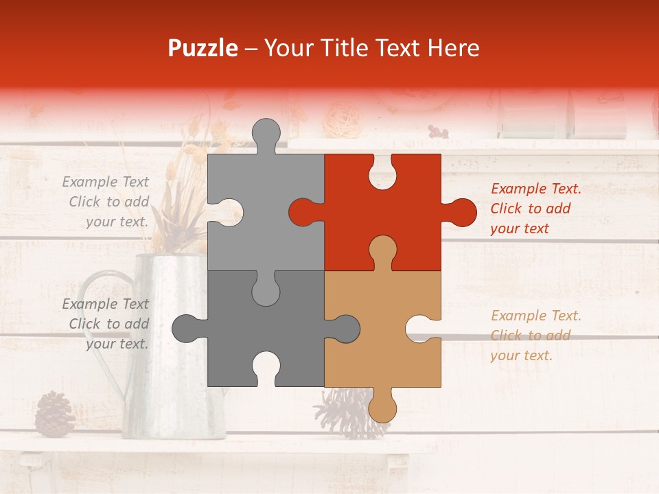 Bright Color Vase PowerPoint Template