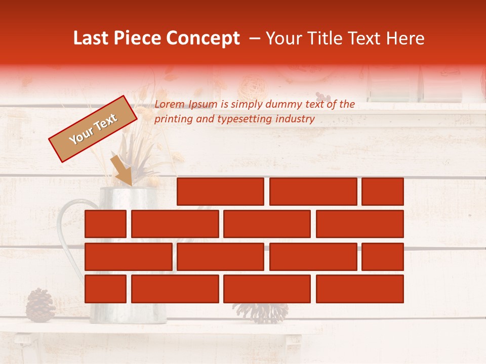 Bright Color Vase PowerPoint Template