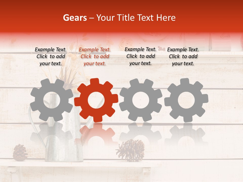 Bright Color Vase PowerPoint Template