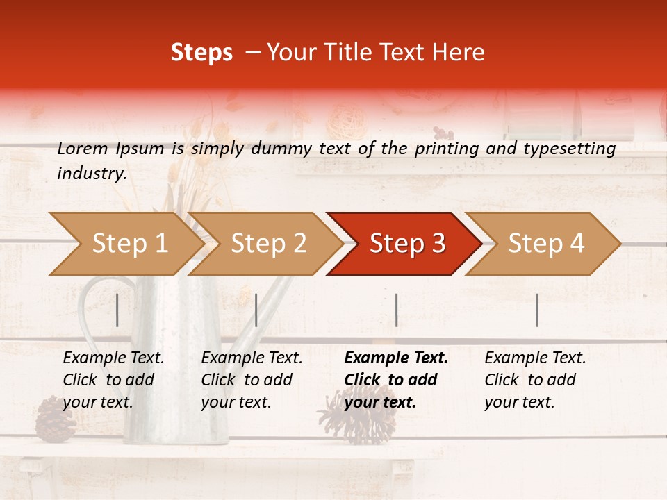 Bright Color Vase PowerPoint Template