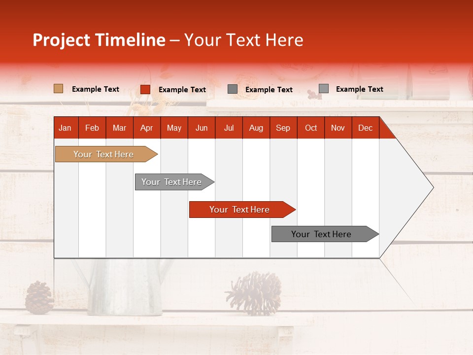 Bright Color Vase PowerPoint Template