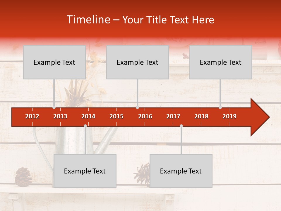 Bright Color Vase PowerPoint Template