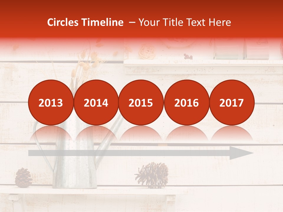 Bright Color Vase PowerPoint Template