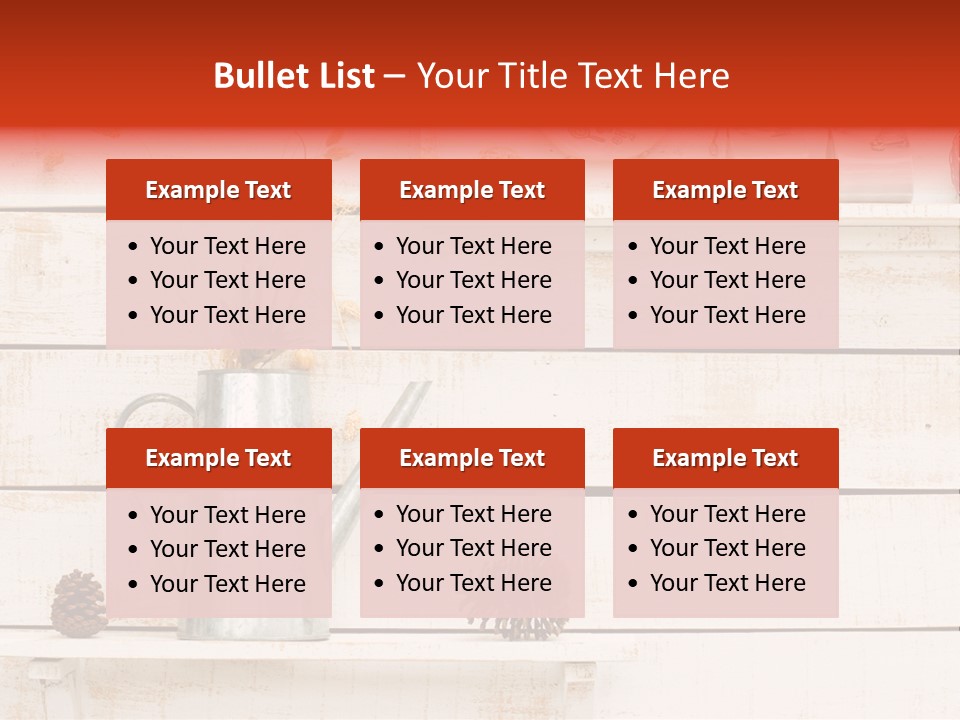 Bright Color Vase PowerPoint Template