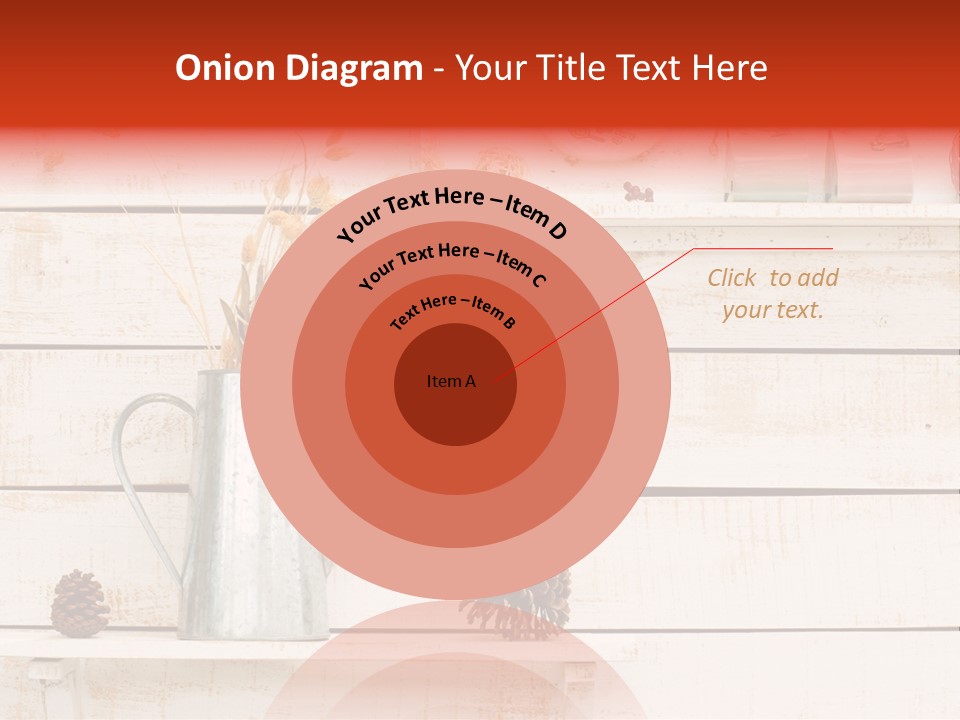 Bright Color Vase PowerPoint Template