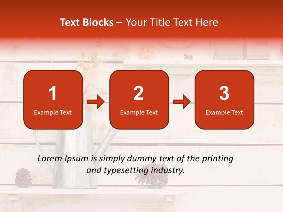 Bright Color Vase PowerPoint Template
