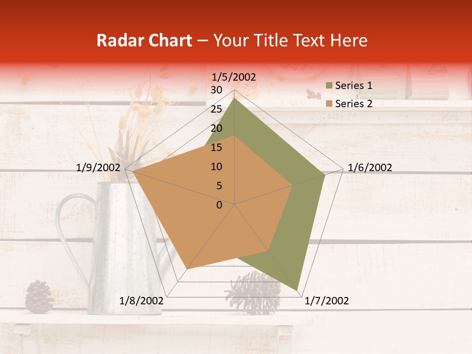 Bright Color Vase PowerPoint Template
