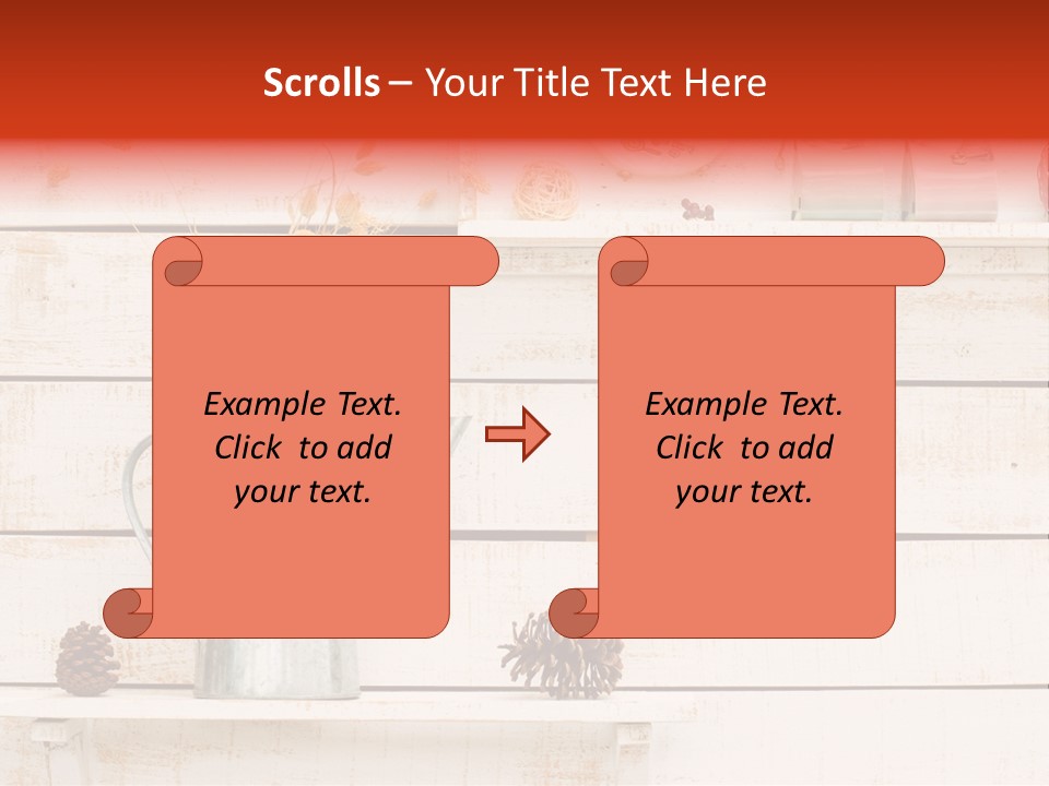 Bright Color Vase PowerPoint Template