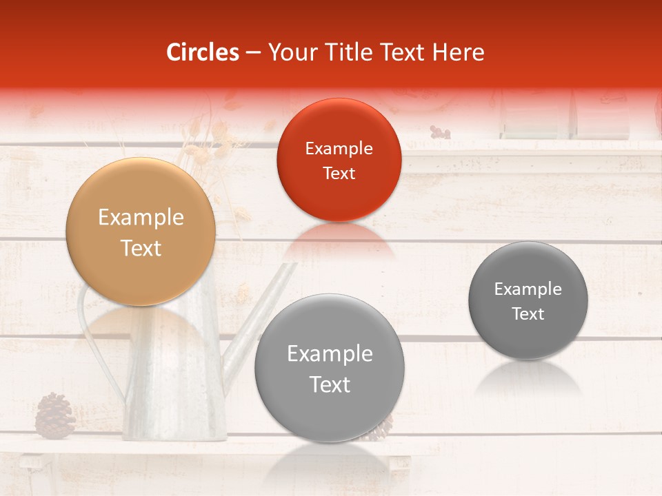 Bright Color Vase PowerPoint Template